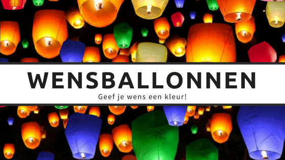 Wensballonnen: geef je wens een kleur